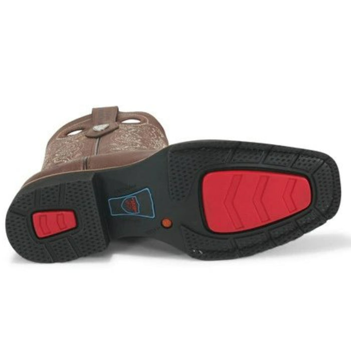 Botas Vaqueras de Cuero Grisly Horma Rodeo Cuadrada WW - 6