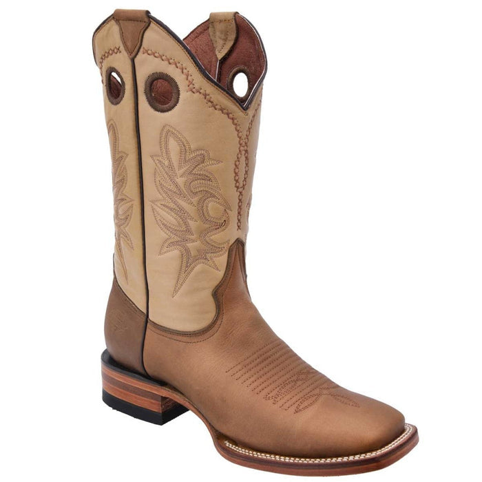 Botas Vaqueras de Cuero Horma Rodeo Americana WD - 6