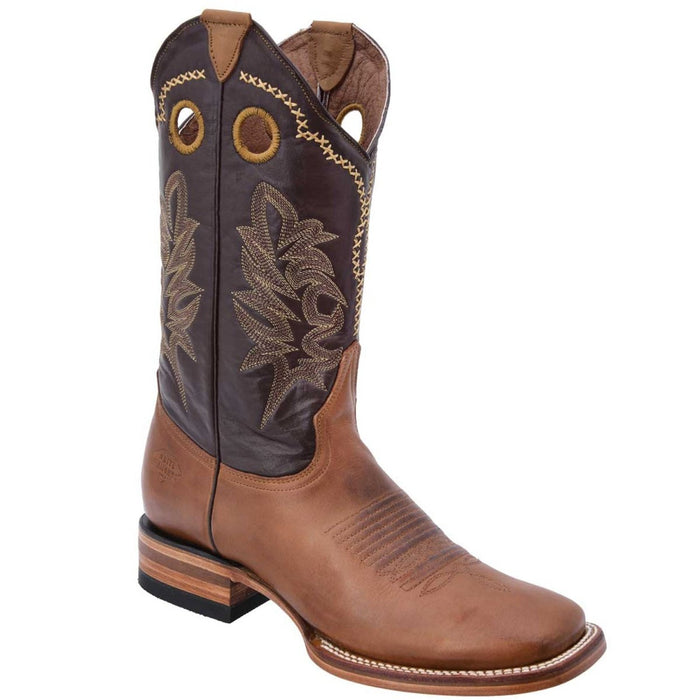Botas Vaqueras de Cuero Horma Rodeo Americana WD - 6