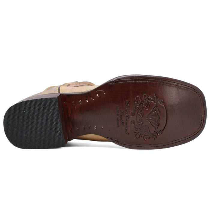 Botas Vaqueras de Cuero Napa Original Horma Rodeo Color Miel WD - 6