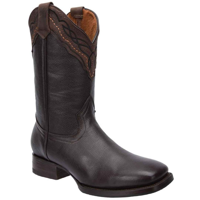 Botas Vaqueras de Imitacion Venado Horma Rodeo - 6