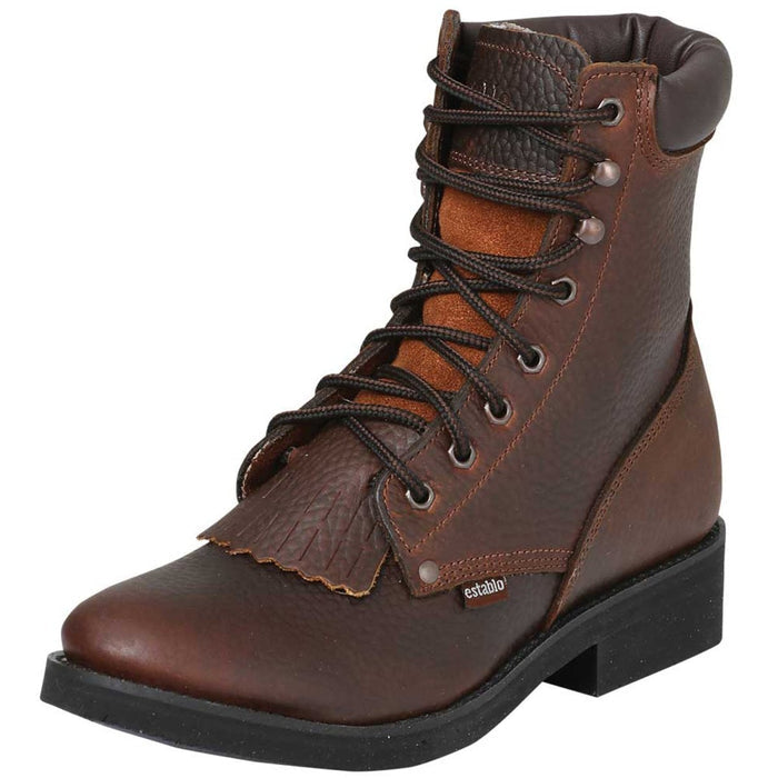 Botines de Trabajo Establo Horma Rodeo con Suela de Hule EST - 6
