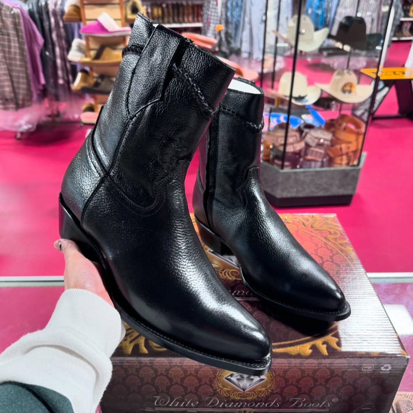 Black Ankle Boots - Black