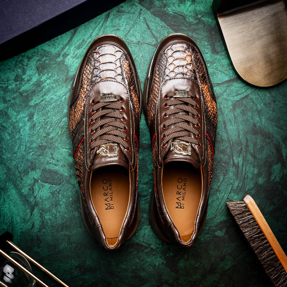 Marco Di Milano Brescia Washed Cognac - 8 USA