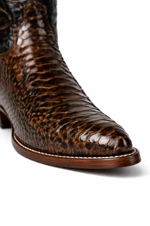 Men's Wild West Python Skin J Toe Boots 29957-New Designer Collection