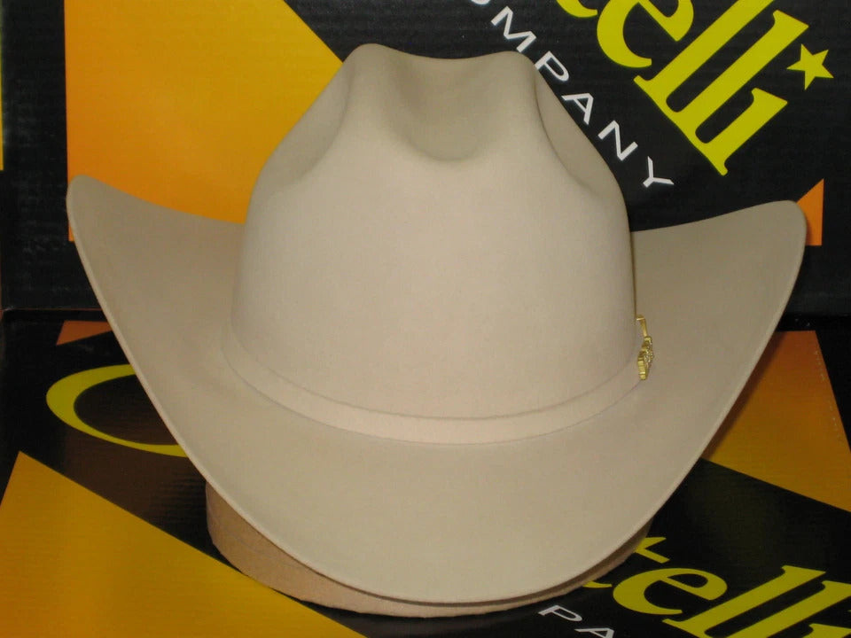 Serratelli 100X El Comandant Buckskin 4" Brim Western Cowboy Hat All Sizes - 6 5/8
