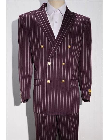 Burgundy Groomsmen Suits - Burgundy