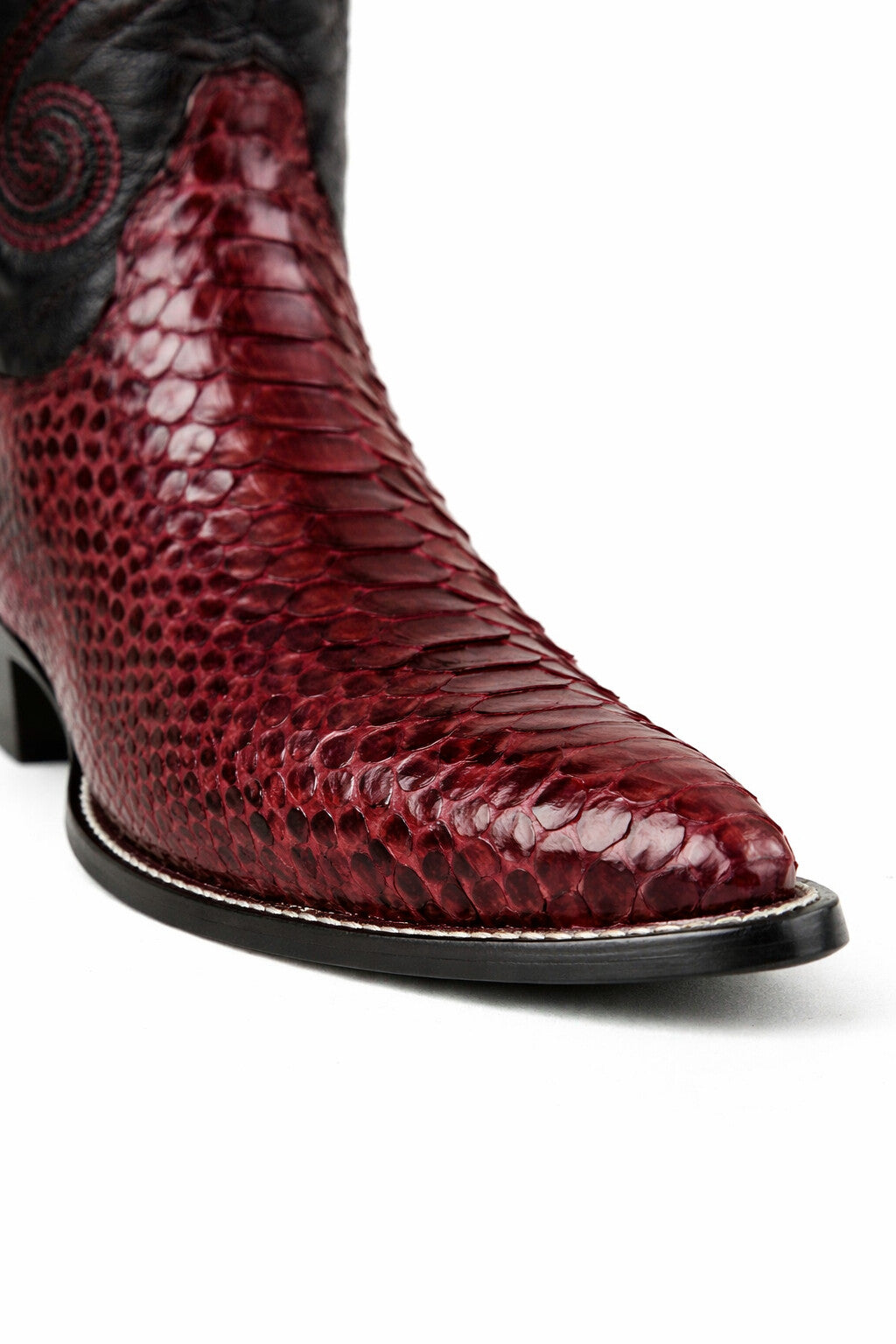 Men's Wild West Python Skin J Toe Boots 29957-New Designer Collection