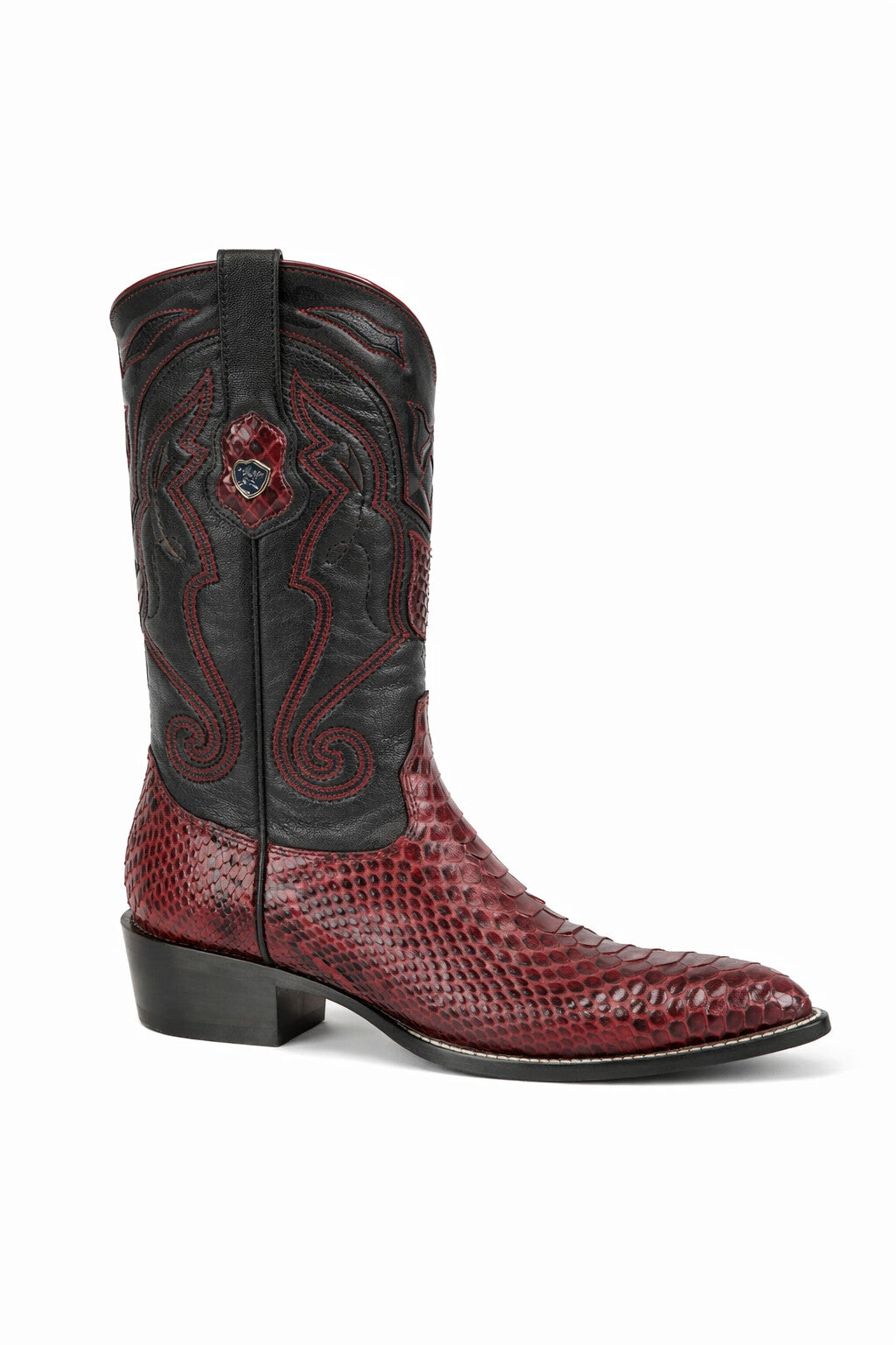 Men's Wild West Python Skin J Toe Boots 29957-New Designer Collection - 6