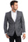 Glen Plaid Sport Coat for Men - Dark Green, Regular Fit, Two Button