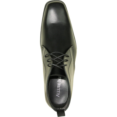 "Matte Black Men's Formal Ankle Boot for Prom 2026 & Wedding"