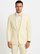 Mens Vested Shawl Lapel Tuxedo With Satin Trim in Ivory
