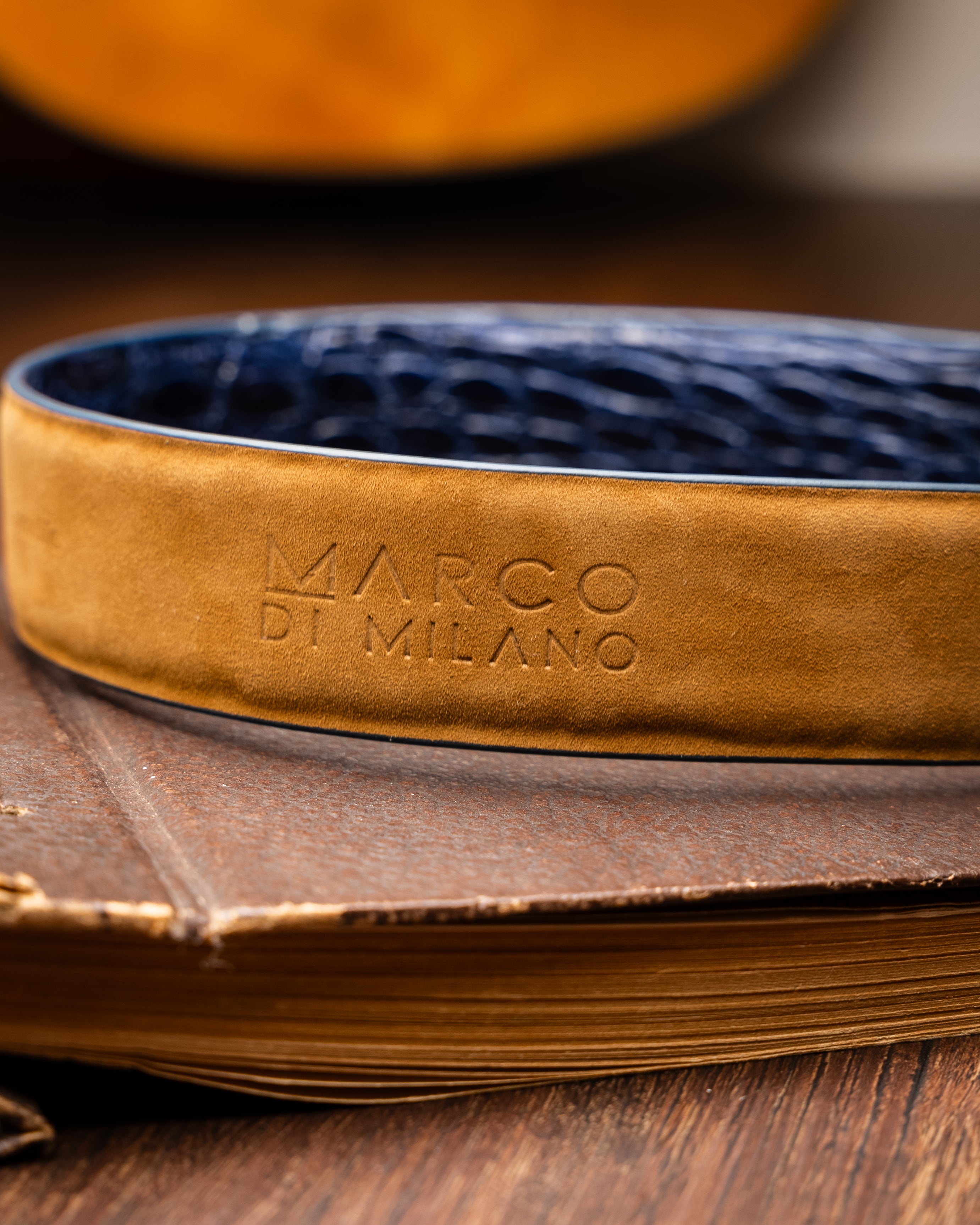 Marco Di Milano Massimo Belt Navy - 40