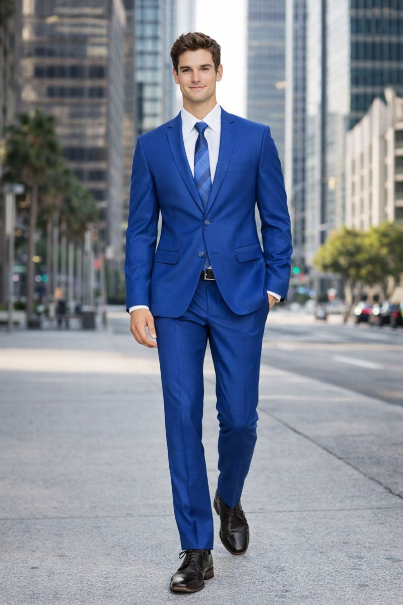 Call If Not Text Or Whatsup 3104300939 To Setup The Group - Call: 3104300939 Slim Fit Suits - Prom 2026 Suits - Royal Blue 2 Button Groomsmen Suit Blue Prom 2026 Suits - 38 Short Jacket+32 Waist Adjustable 28to34)(Height: 5 4 to5 7 )(Neck  15-16.5)S-M)