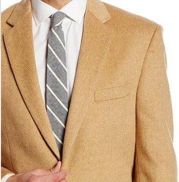 Mens Big and Tall Jean Paul Germain Pure Camelhair Sport Coat Blazer Available in Extra Long