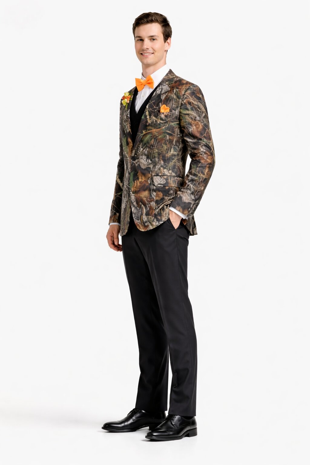 Camo Tuxedo - Camo Suit Camouflage Tuxedo - Camo Wedding Suit - 52 Regular