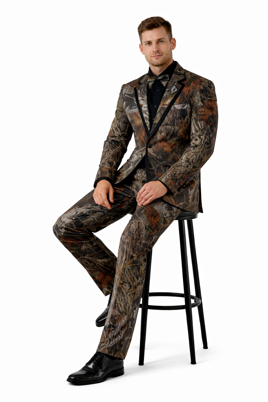 Camo Tuxedo - Camo Suit Camouflage Tuxedo - Camo Wedding Suit - 34 Short