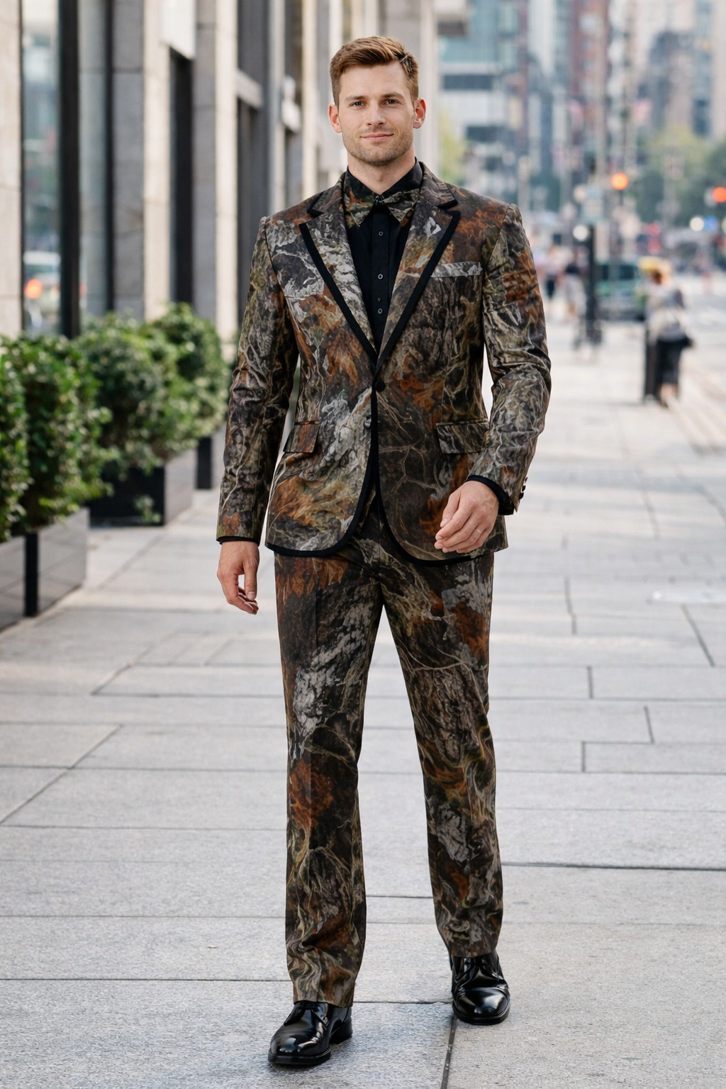 Camo Tuxedo - Camo Suit Camouflage Tuxedo - Camo Wedding Suit - 34 Short