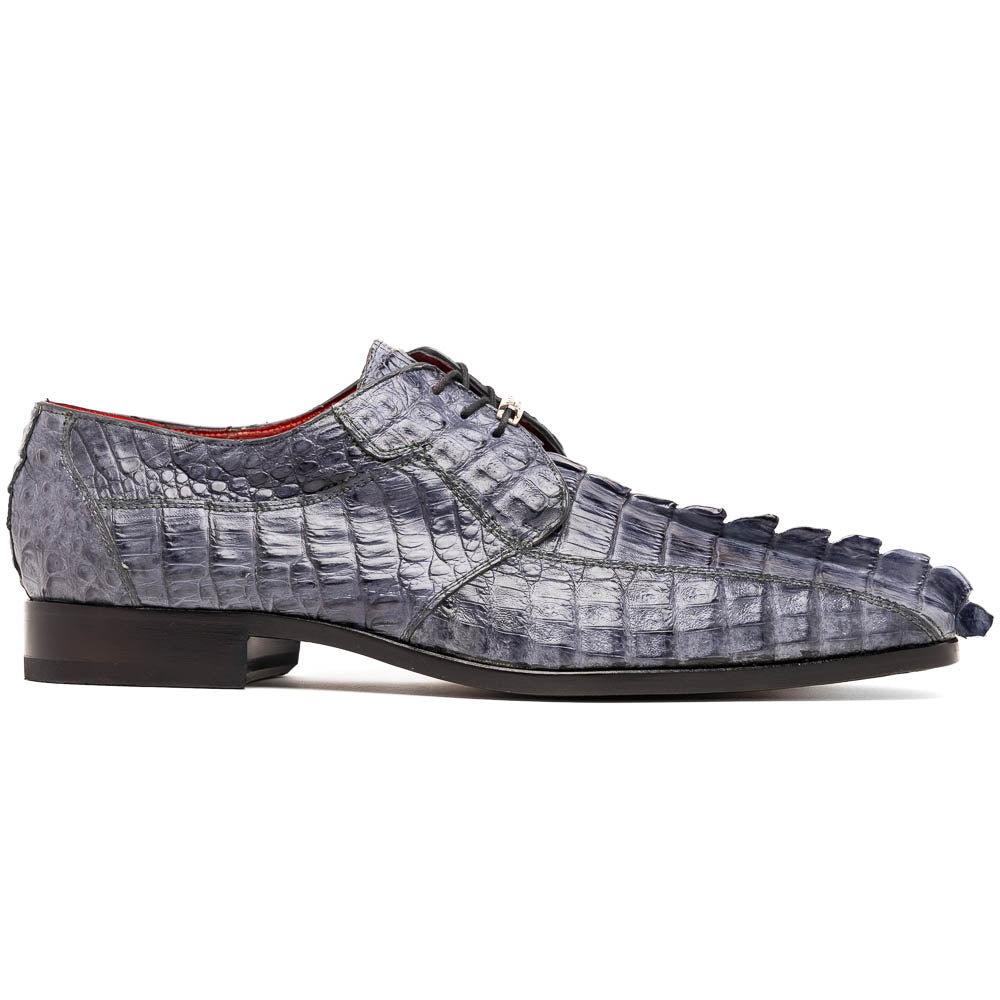 Marco Di Milano Cancun New Gray Caiman Crocodile Derby - 8.5