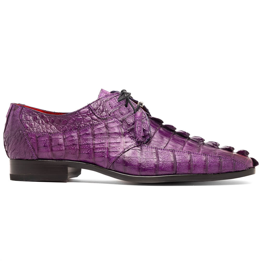 Marco Di Milano Cancun New Purple Caiman Crocodile Derby - 6