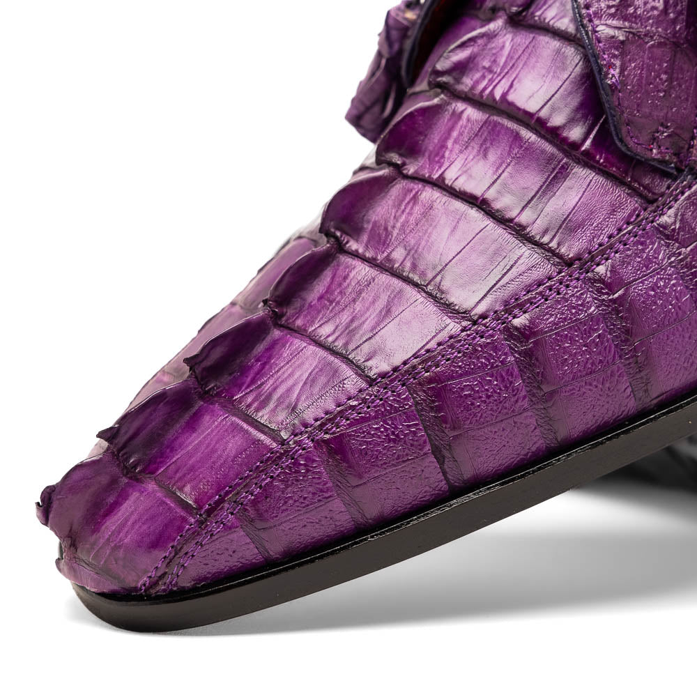 Marco Di Milano Cancun New Purple Caiman Crocodile Derby - 8