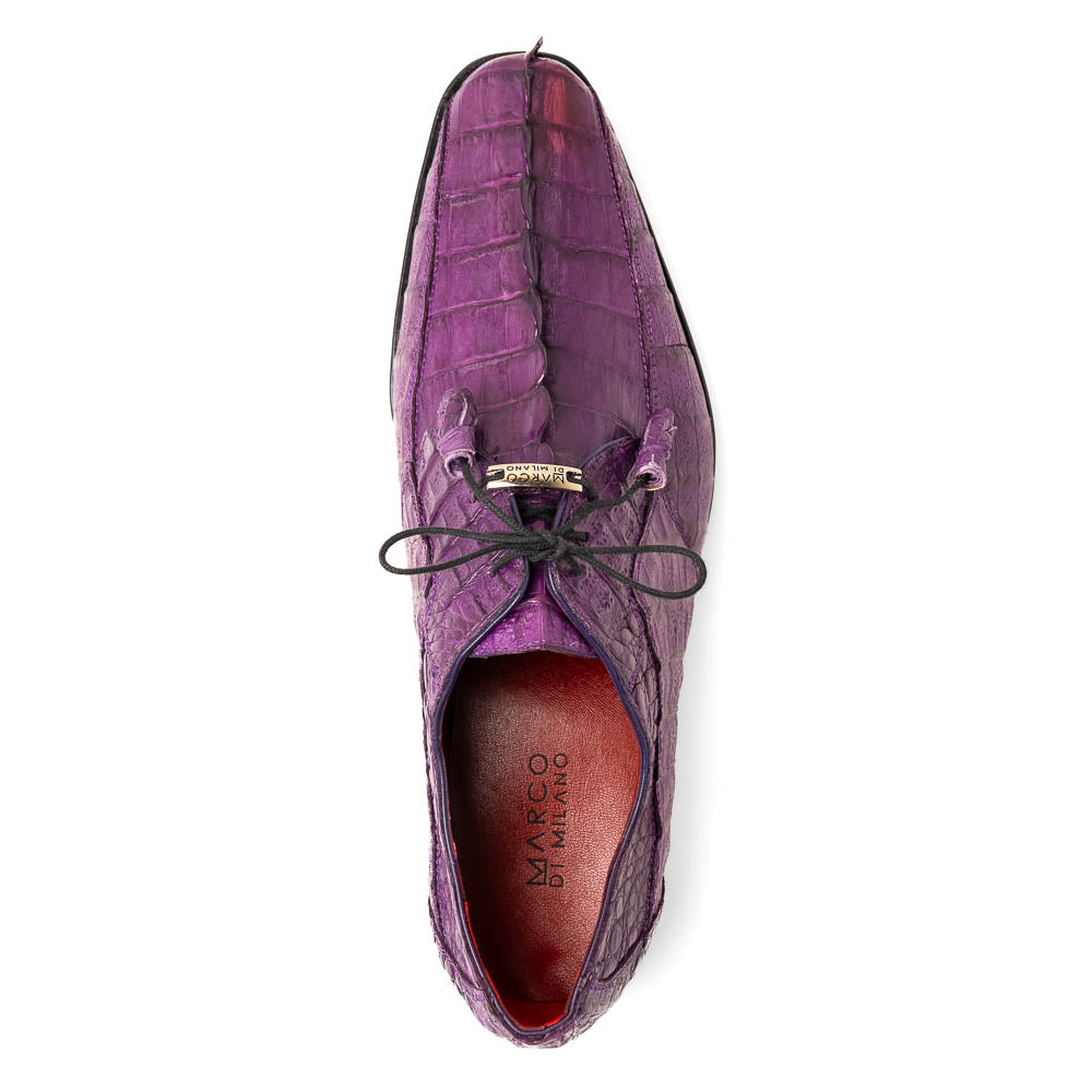 Marco Di Milano Cancun New Purple Caiman Crocodile Derby - 8