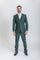 Caravelli Suit - Designer Caravelli Jacket and Pants in Color Solid Augusta Green