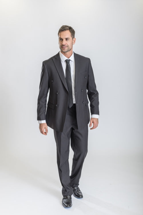 Black Caravelli Suit - Designer Caravelli Jacket and Pants - 34 Short or Extra Small