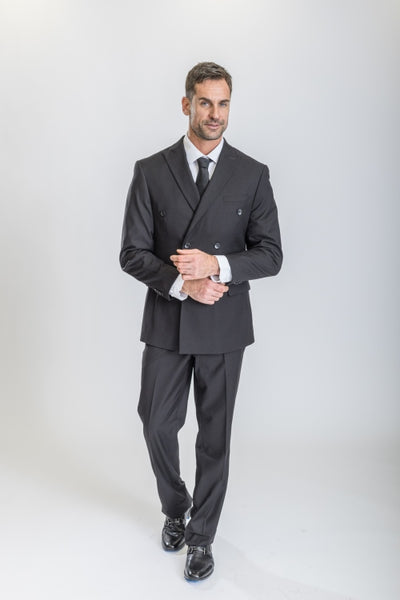 Black Caravelli Suit - Designer Caravelli Jacket and Pants