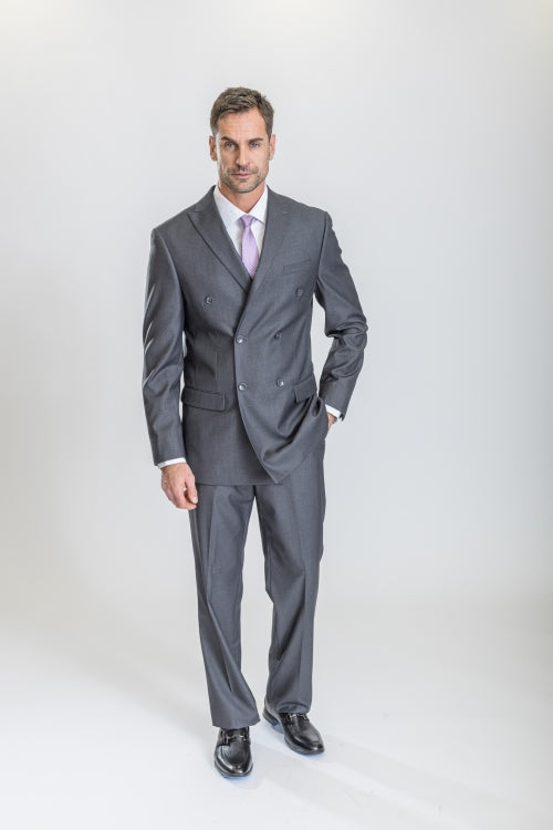 Grey Caravelli Suit - Designer Caravelli Jacket and Pants - 34 Short or Extra Small