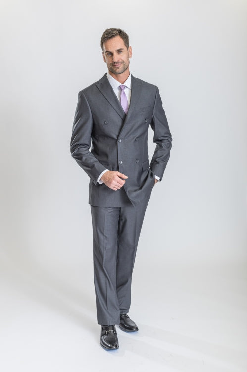 Grey Caravelli Suit - Designer Caravelli Jacket and Pants - 34 Short or Extra Small