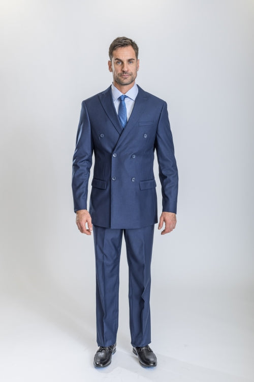 Midnight Blue Caravelli Suit - Designer Caravelli Jacket and Pants - 34 Short or Extra Small