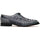 Marco Di Milano Caribe Dark Grey Caiman Crocodile Derby