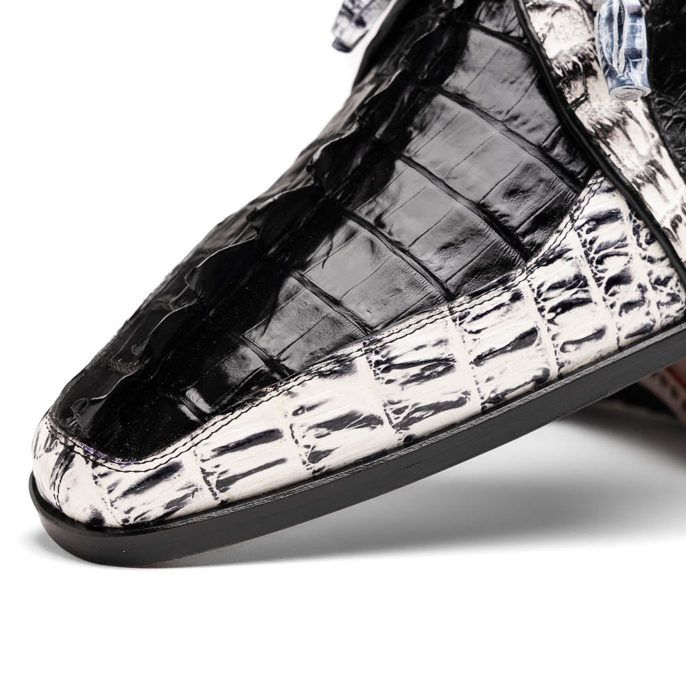 Marco Di Milano Caribe Newspaper-Black Caiman Crocodile Derby - 8.5
