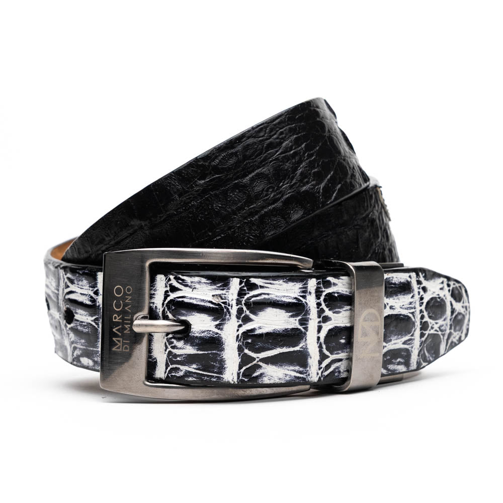 Marco Di Milano Caribe Belt Newspaper / Black - 36