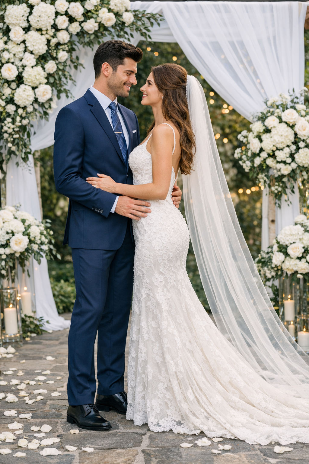 Carlo Lusso French Blue Two-button Suit - 34 Short or Extra Small