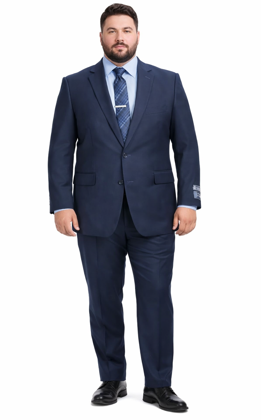 Carlo Lusso French Blue Two-button Suit - 34 Short or Extra Small