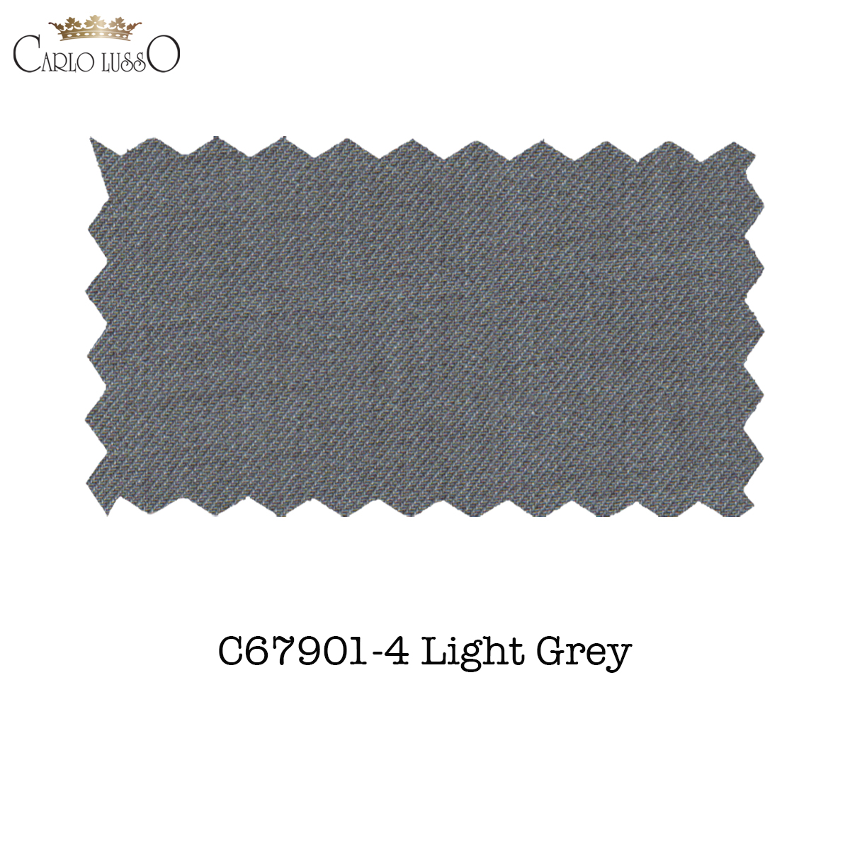 Carlo Lusso Medium Gray Two-button Poly Blend Suit - 34 Short or Extra Small