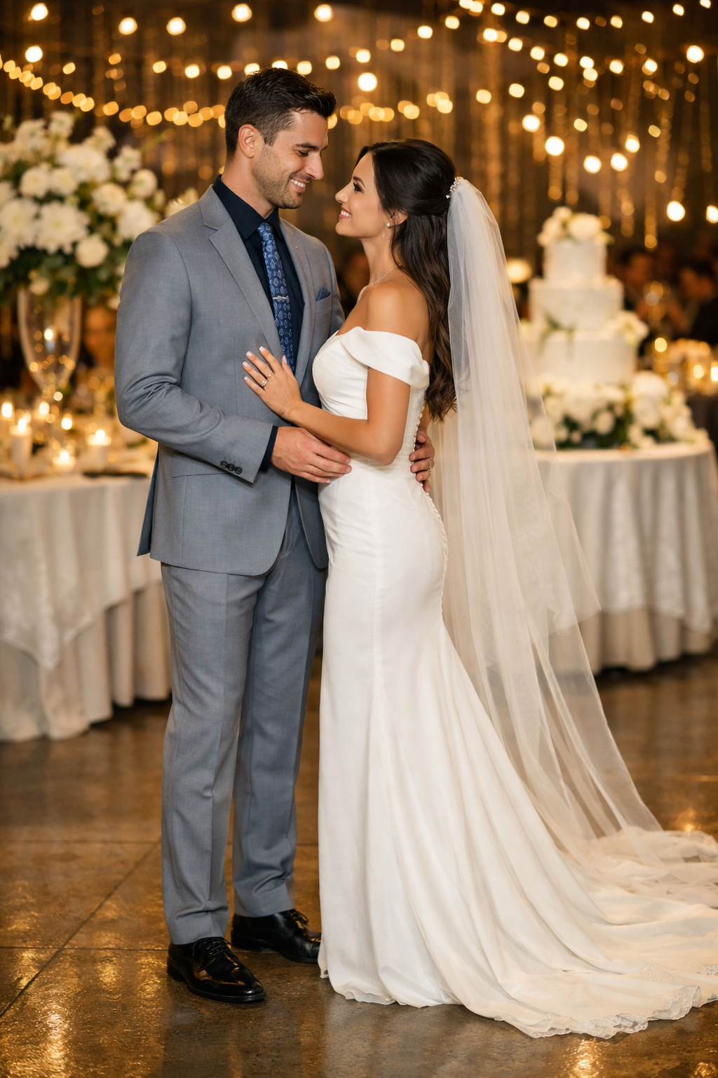 Carlo Lusso Medium Gray Two-button Poly Blend Suit - 34 Short or Extra Small