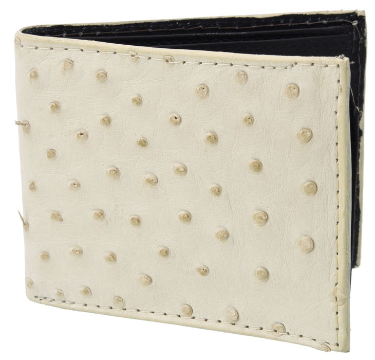 Cartera de Avestruz Original Color Hueso - Hueso