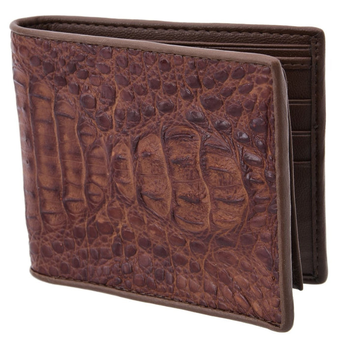 Cartera de Cocodrilo Belly Original Color Cafe - Café