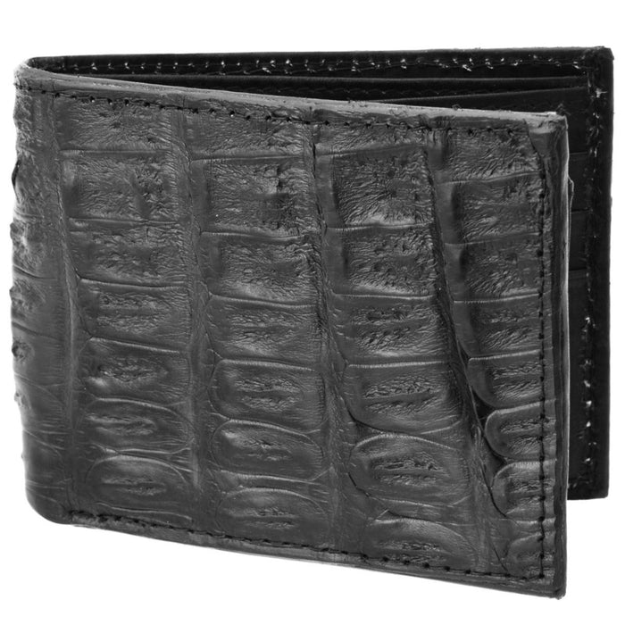 Cartera de Cocodrilo Original Color Negro - Café