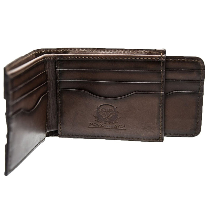 Cartera de Cocodrilo Original Tejida Color Cafe - Café
