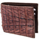 Cartera de Cola Cocodrilo Original Color Cafe