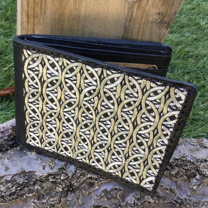 Cartera de Hilo de Plata Original Mil Aros -  Negro