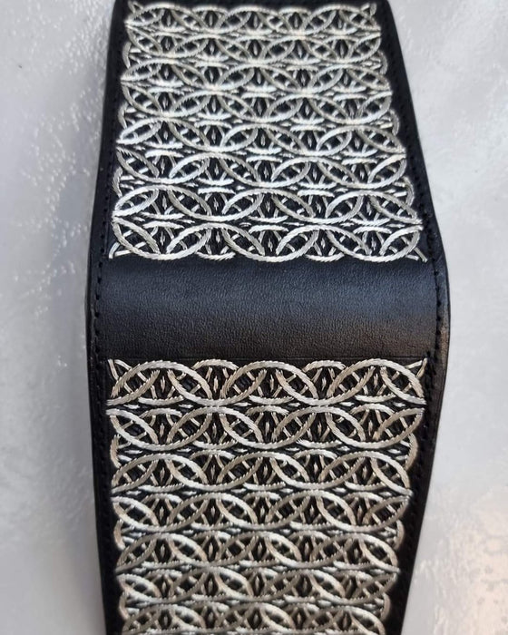 Cartera de Hilo de Plata Original Mil Aros -  Negro