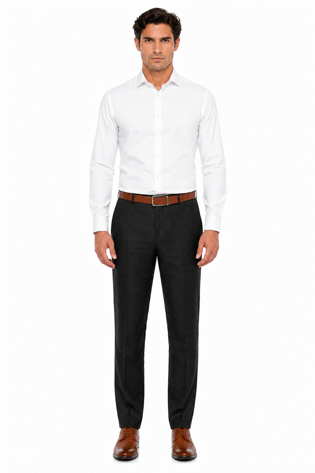 Casual Linen Suit Pants for Men – Breathable Beach Wedding Summer Trousers - dress size pants : 28 Unfinished bottom