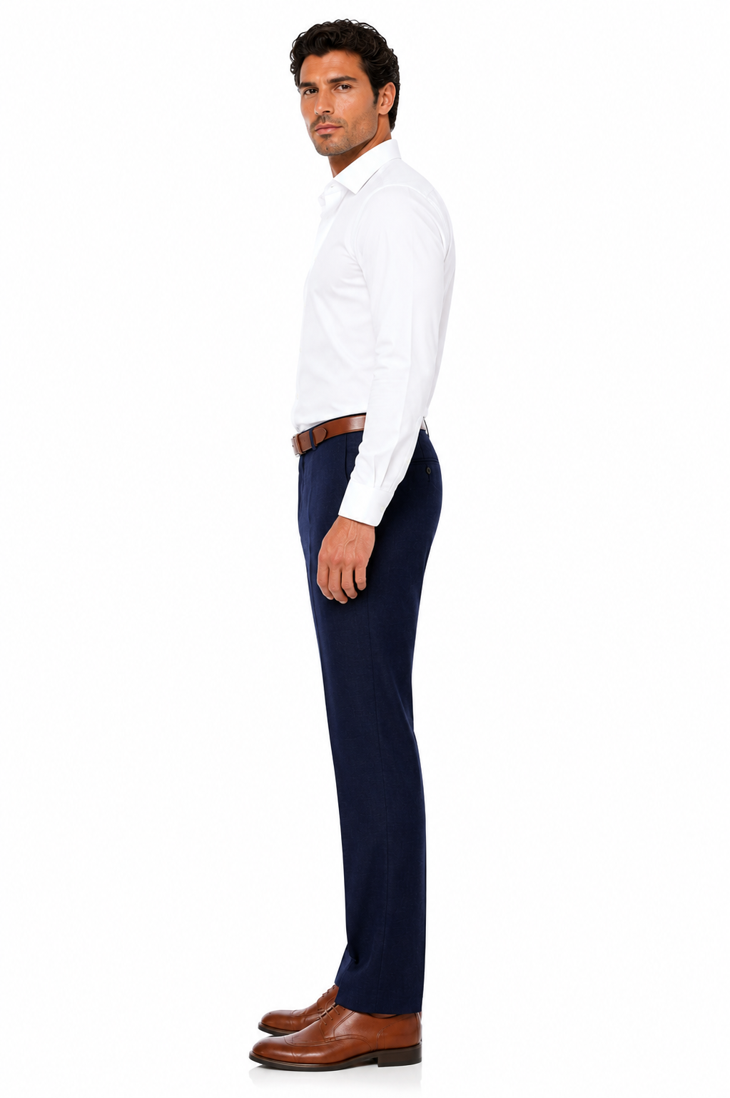 Casual Linen Suit Pants for Men – Breathable Beach Wedding Summer Trousers - dress size pants : 28 Unfinished bottom