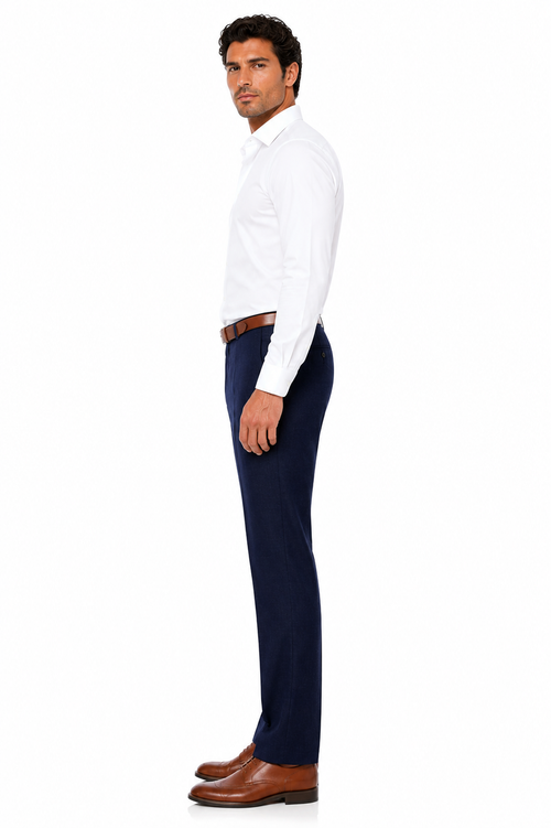 Casual Linen Suit Pants for Men – Breathable Beach Wedding Summer Trousers
