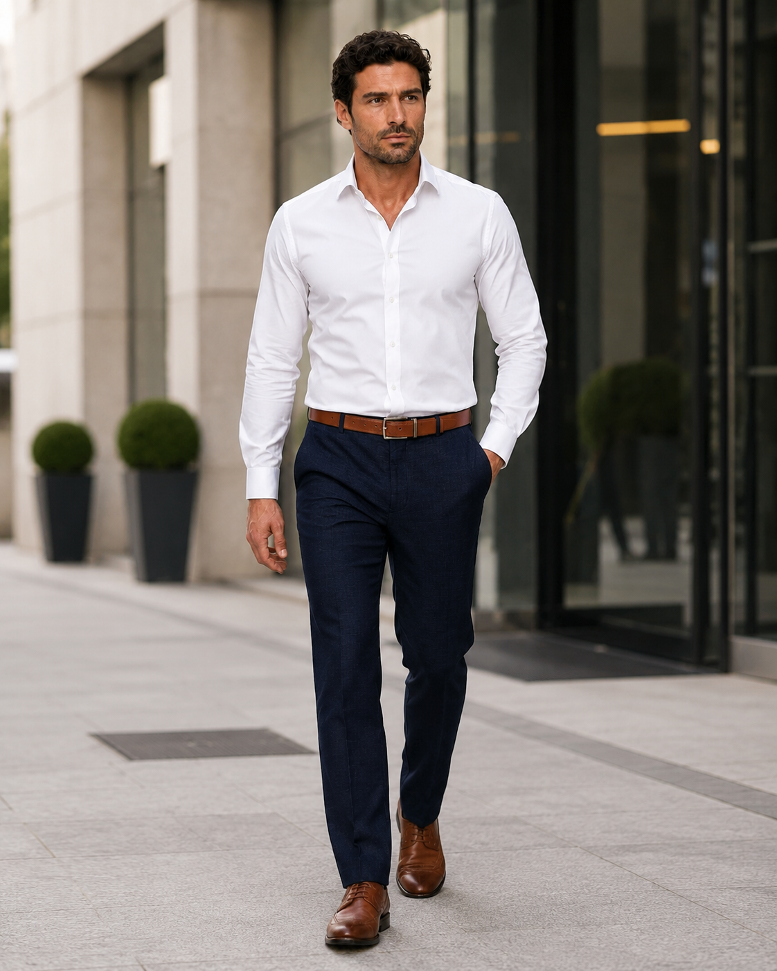 Casual Linen Suit Pants for Men – Breathable Beach Wedding Summer Trousers - dress size pants : 28 Unfinished bottom